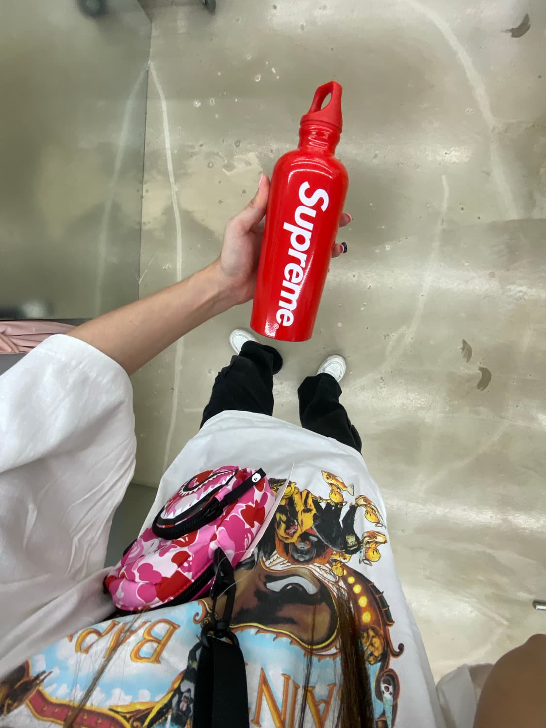 베이프 핑크 백 상품이미지3