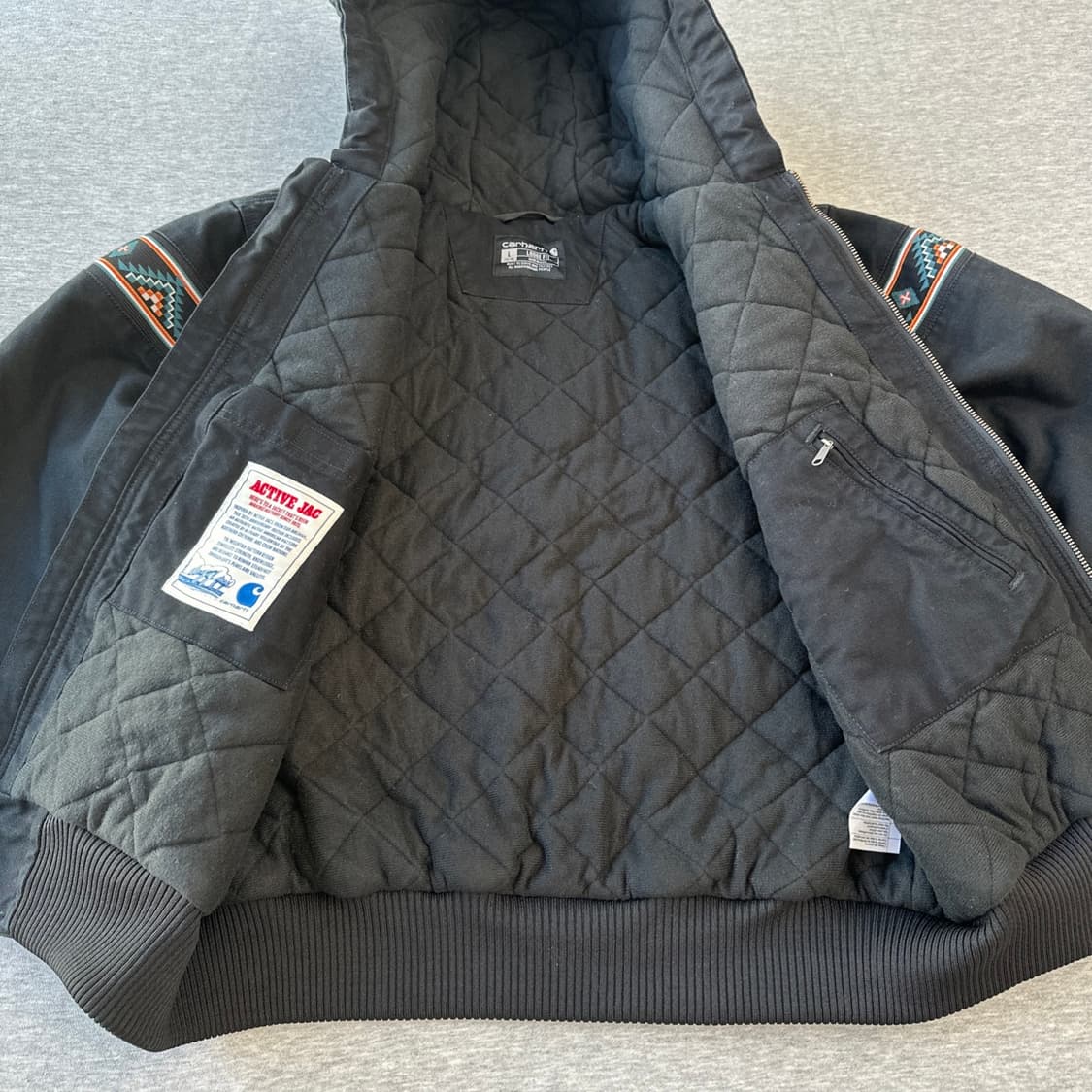 L 칼하트 50주년 기념 한정판 몬타나 액티브 자켓-블랙 상품이미지5