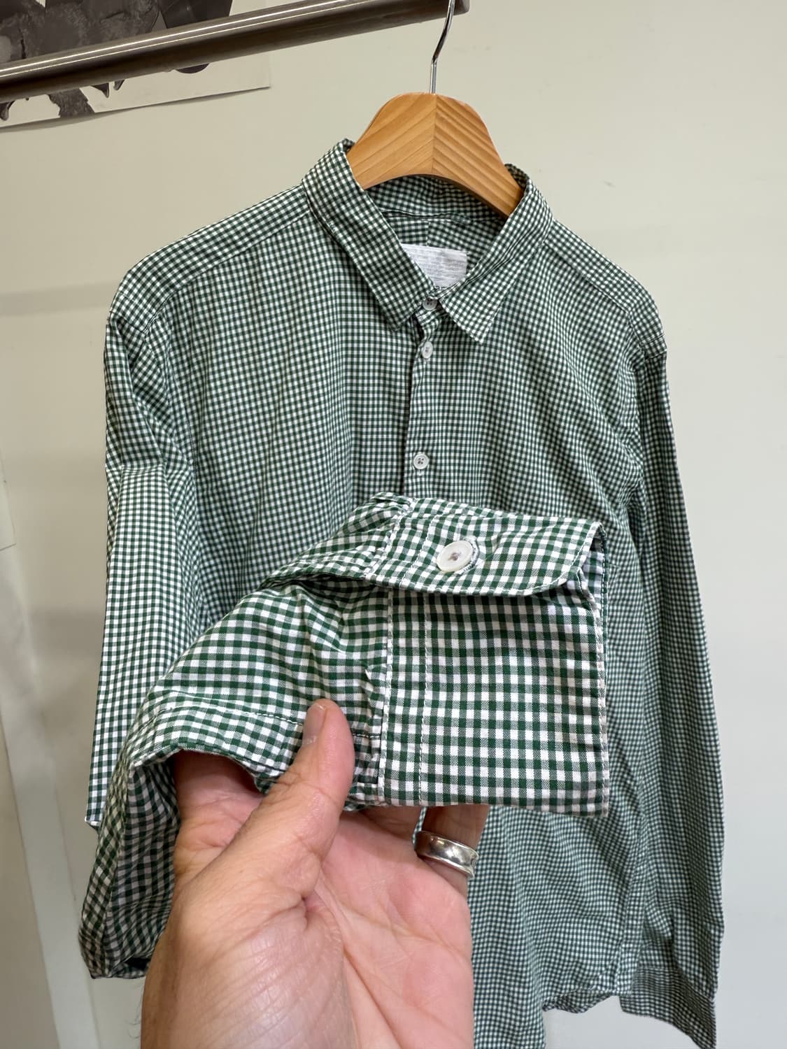 NANAMICA (Made in Japan) 나나미카 깅엄 체크 셔츠 상품이미지4