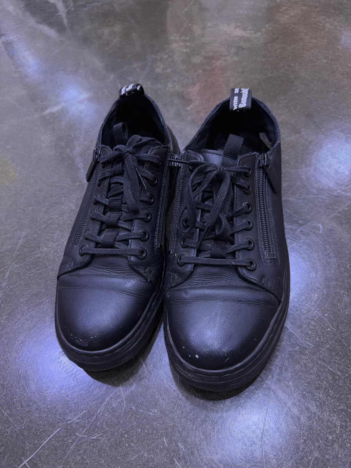 닥터마틴 단테 블랙 레더 지퍼 스니커즈 260 상품이미지2