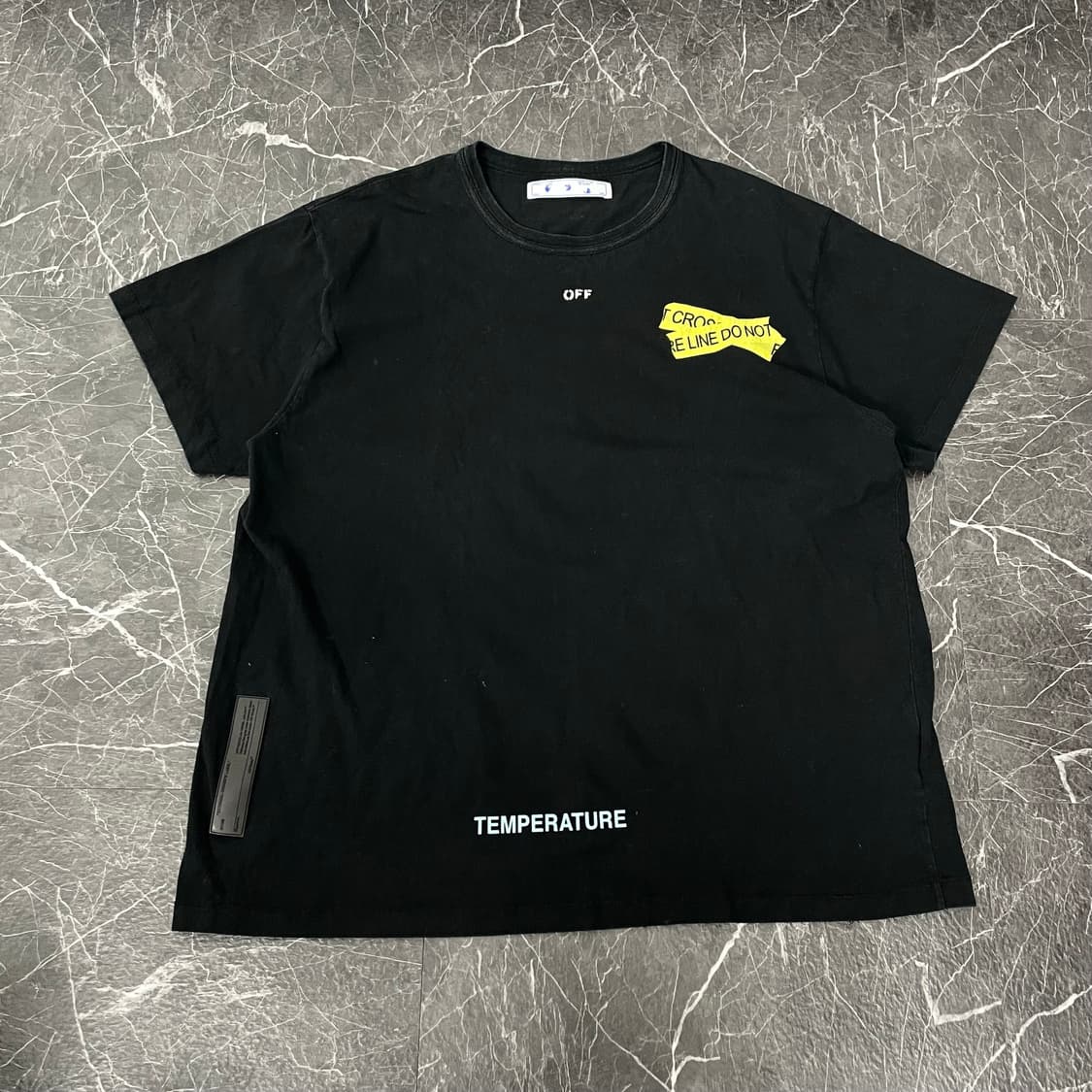 오프화이트 파이어 테이프 에로우 반팔 상품이미지2