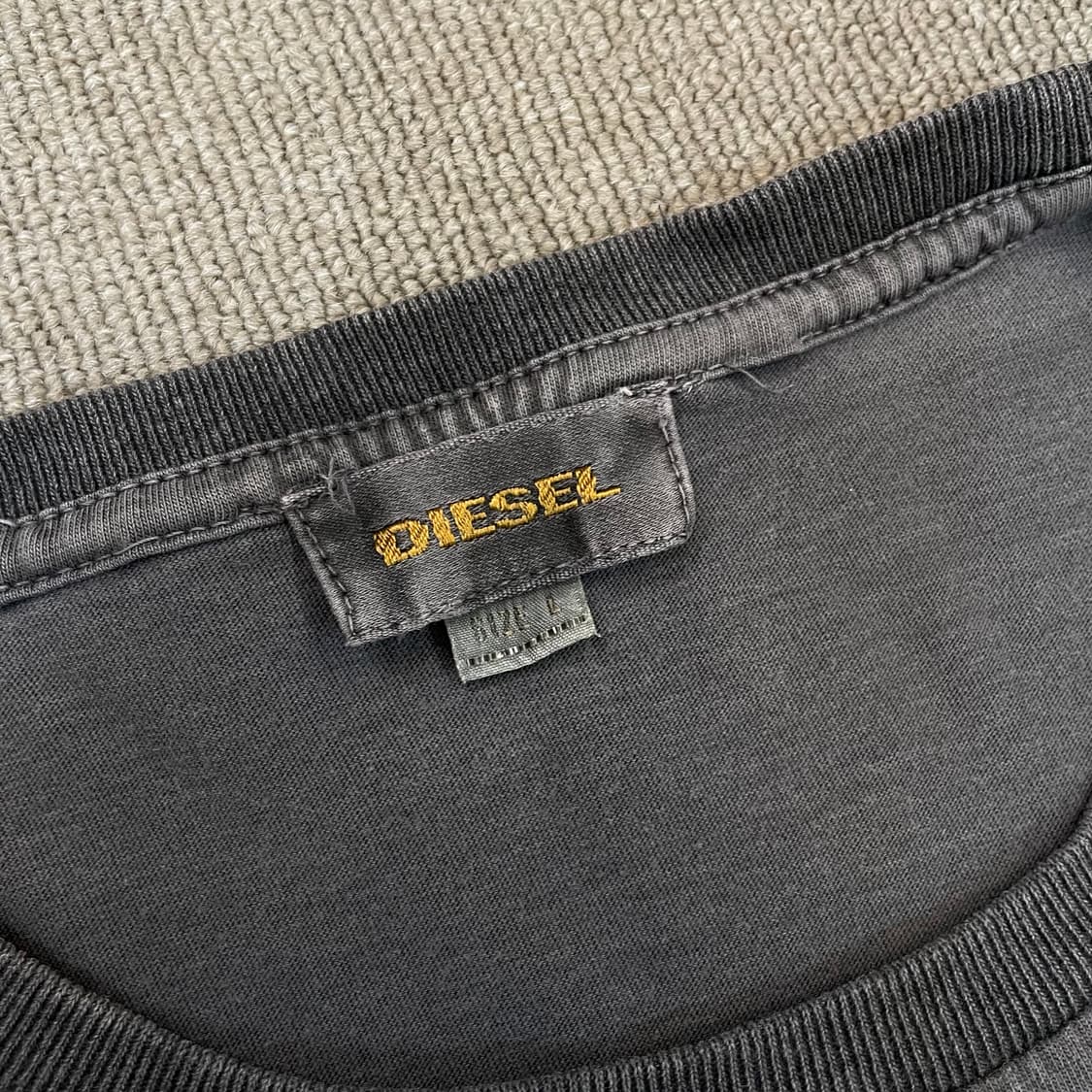 diesel 디젤 가먼트다잉 티셔츠 L 상품이미지2