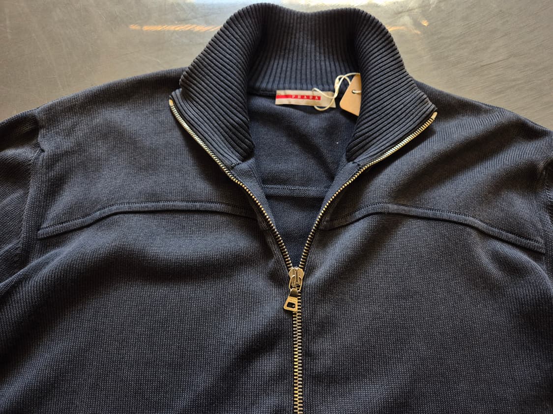 00s 프라다 짚업 니트 상품이미지3