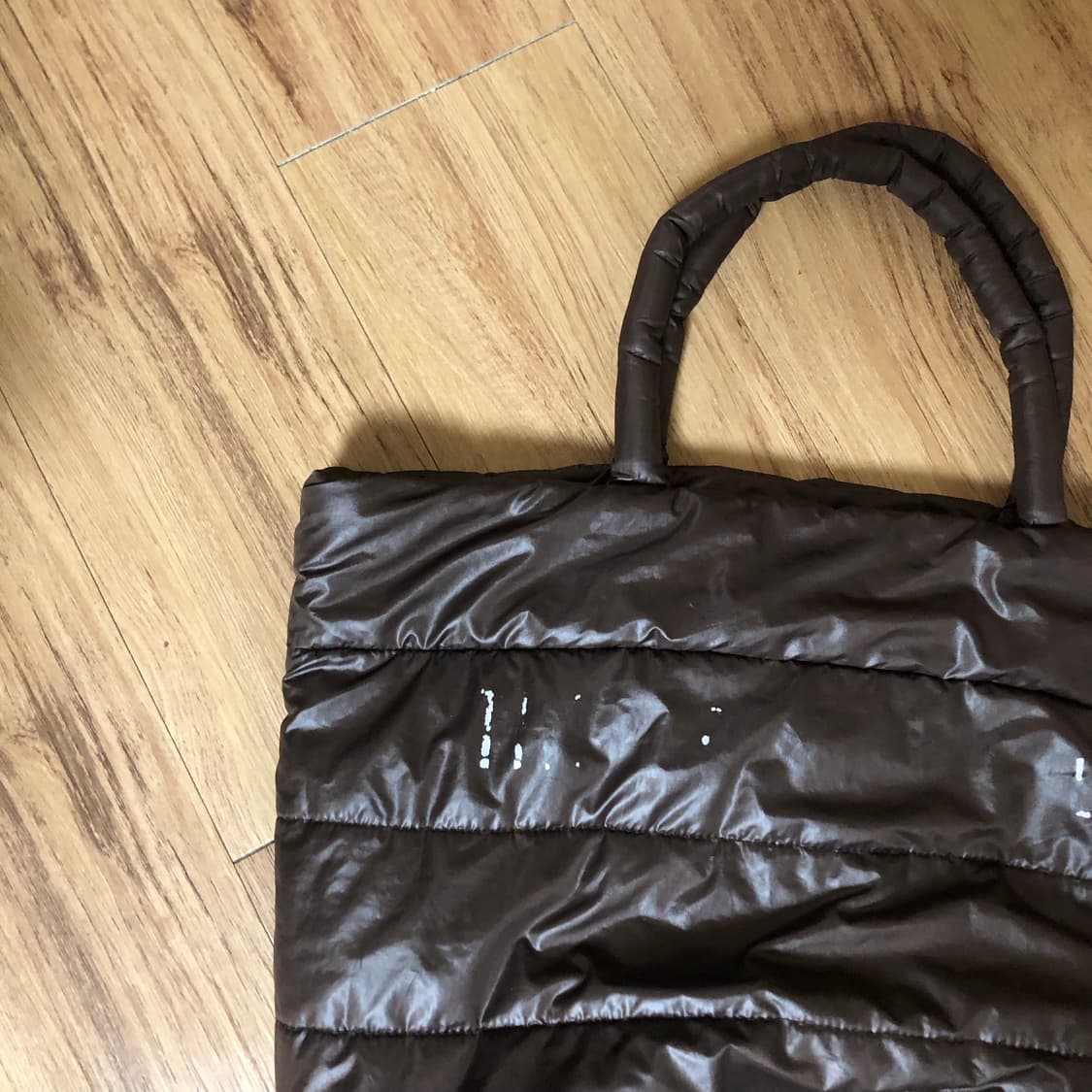 브라운 패딩 숄더백 상품이미지2