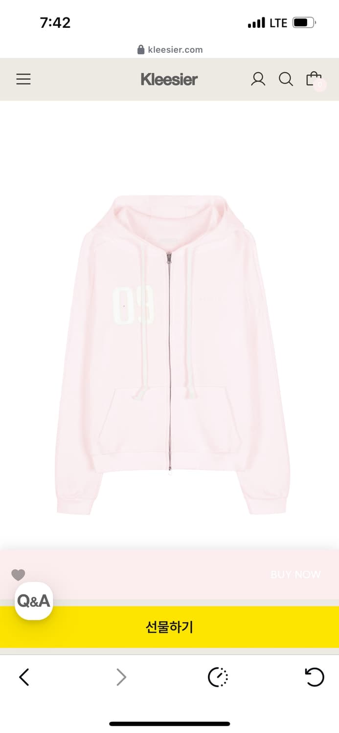 클리시어 09 셋업 쿨핑크 상품이미지1