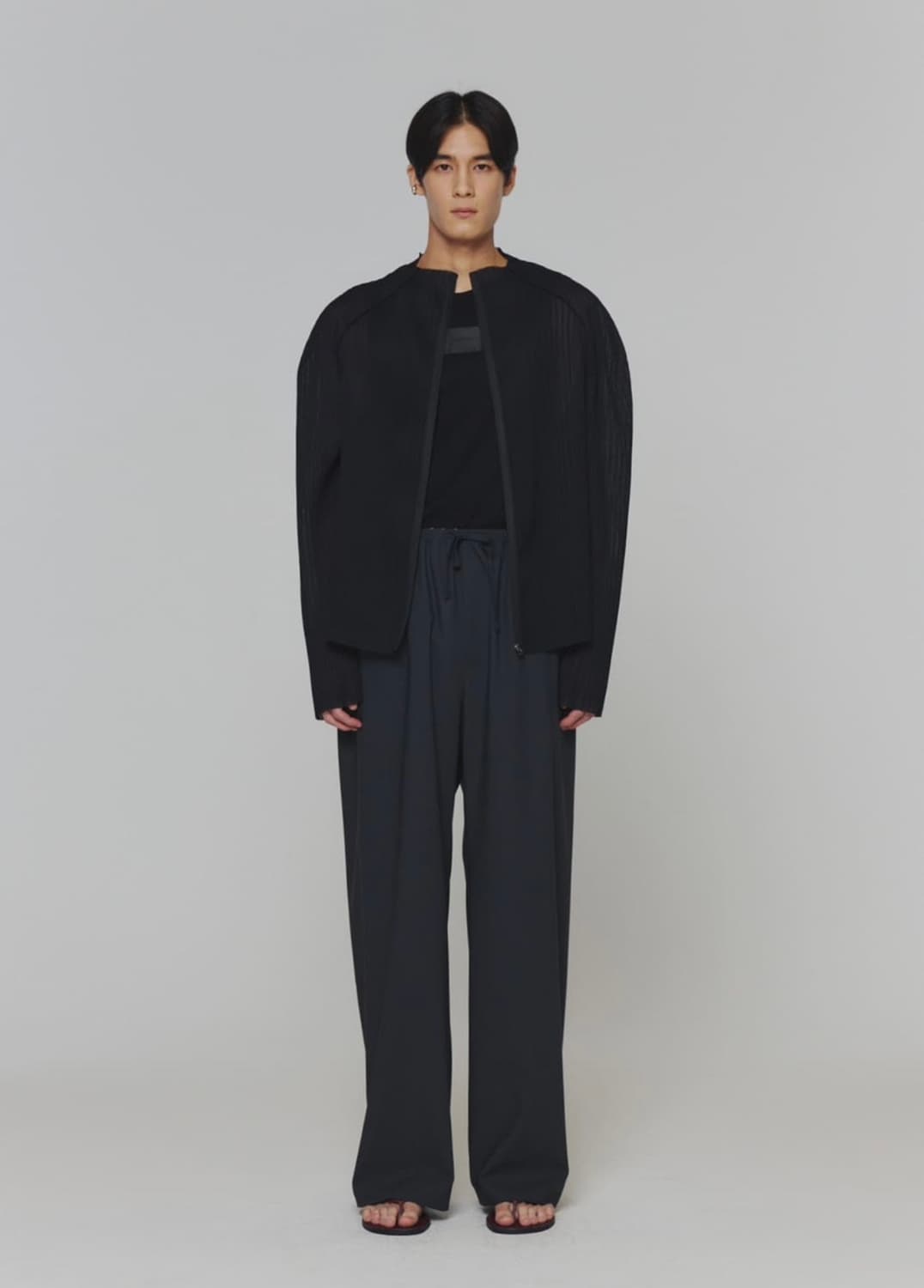 아모멘토 플리츠 자켓 L 상품이미지1