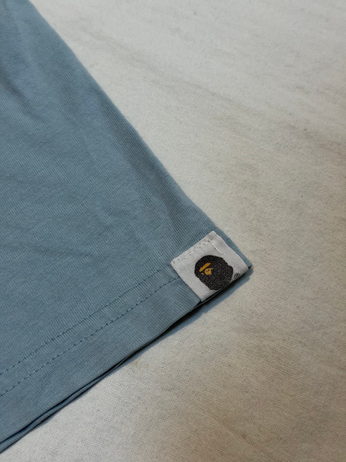 희귀) 베이프 키즈 베이비 마일로 티셔츠 스카이블루 상품이미지3