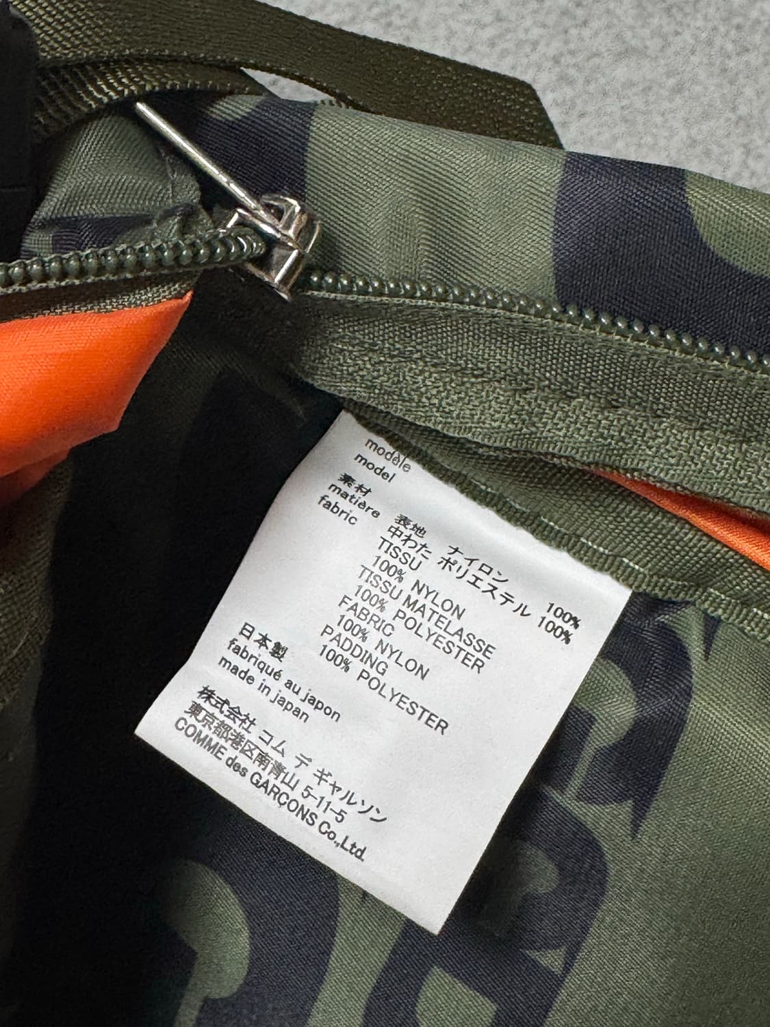 포터 x 꼼데가르송 CDG 콜라보 백팩 판매합니다. 상품이미지4