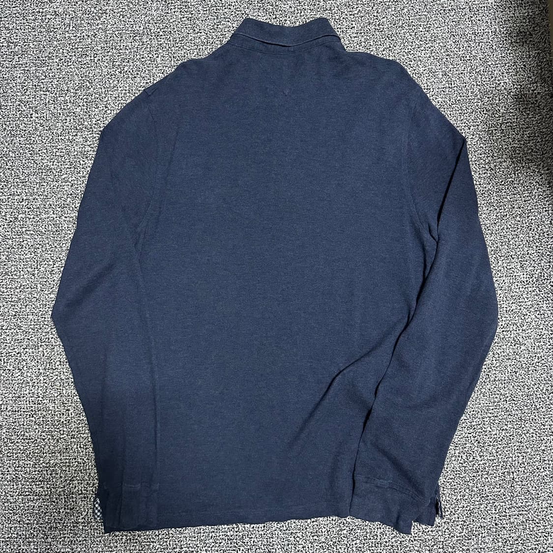 (XL) 타미힐피거 네이비 긴팔 폴로티 상품이미지4