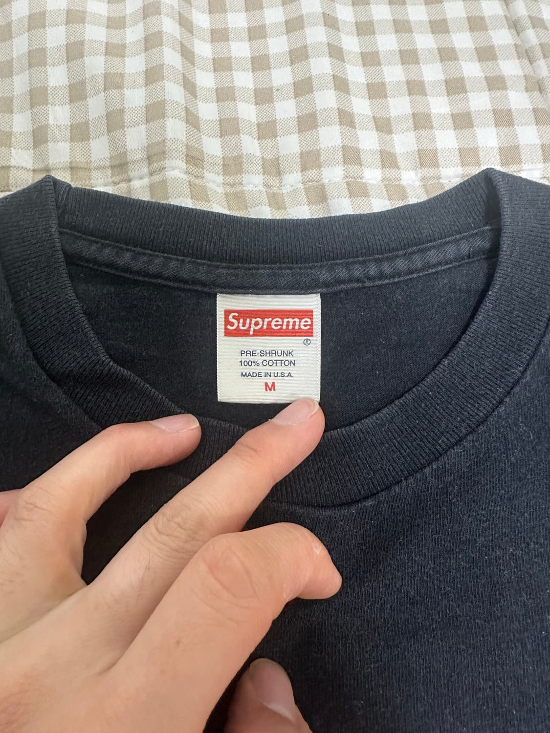 m사이즈 슈프림 블랙사바스 티셔츠 블랫 상품이미지4