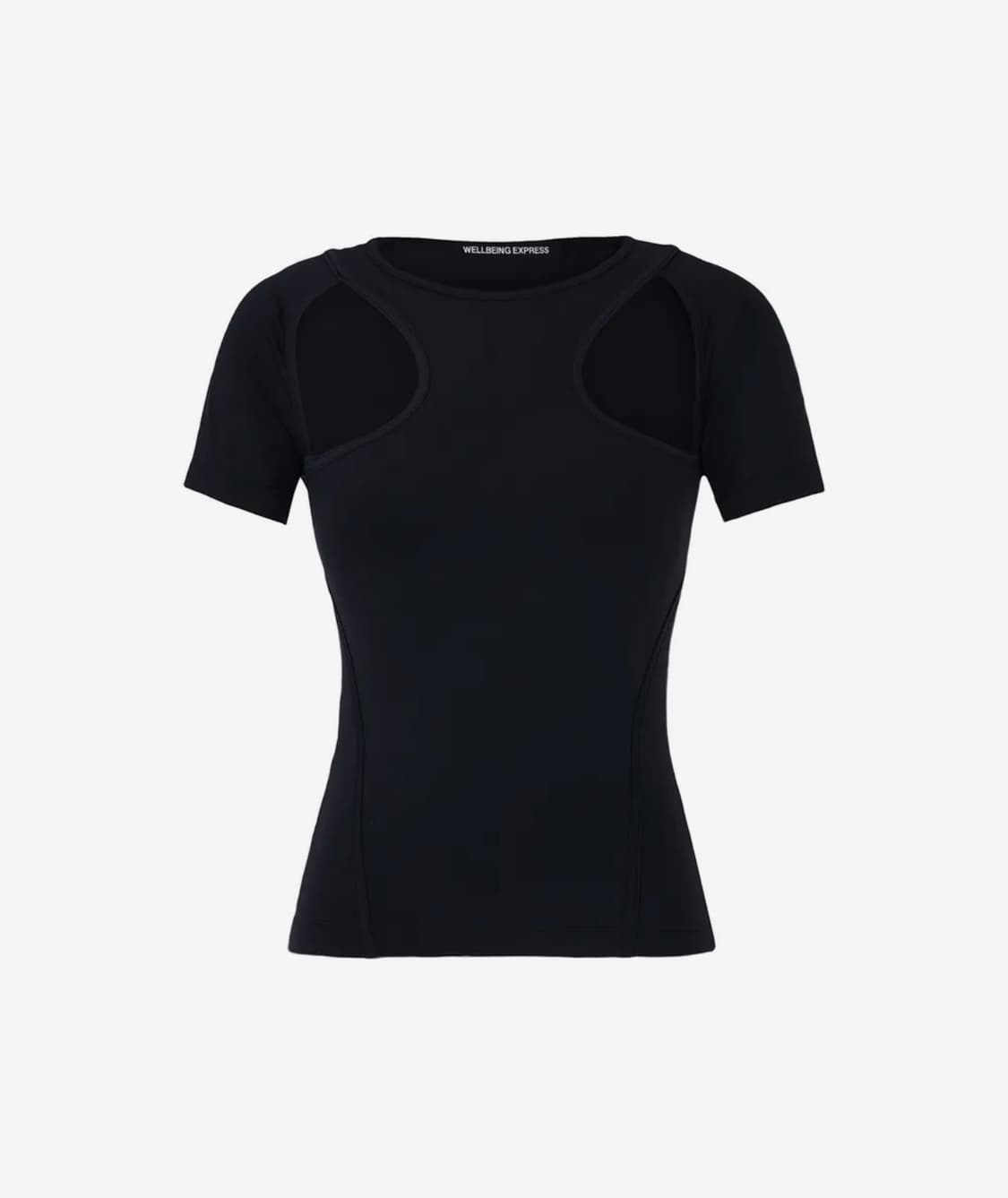 Cut Out Half Sleeve Black 상품이미지2