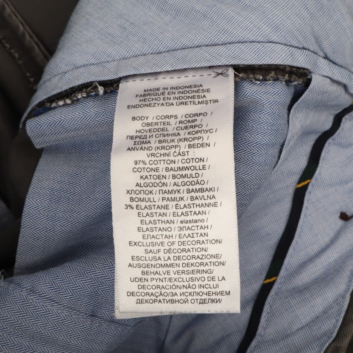 폴로 랄프로렌 그레이 스트레치 슬림핏 치노팬츠 상품이미지9