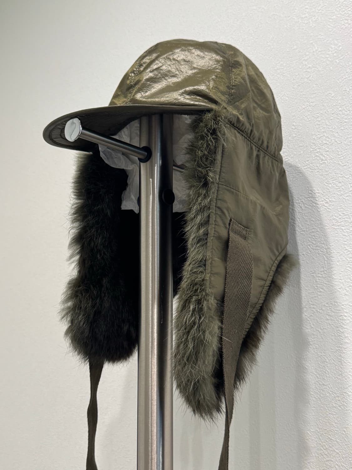 솔로이스트 17aw 토끼털 이어플랩 캡 상품이미지1