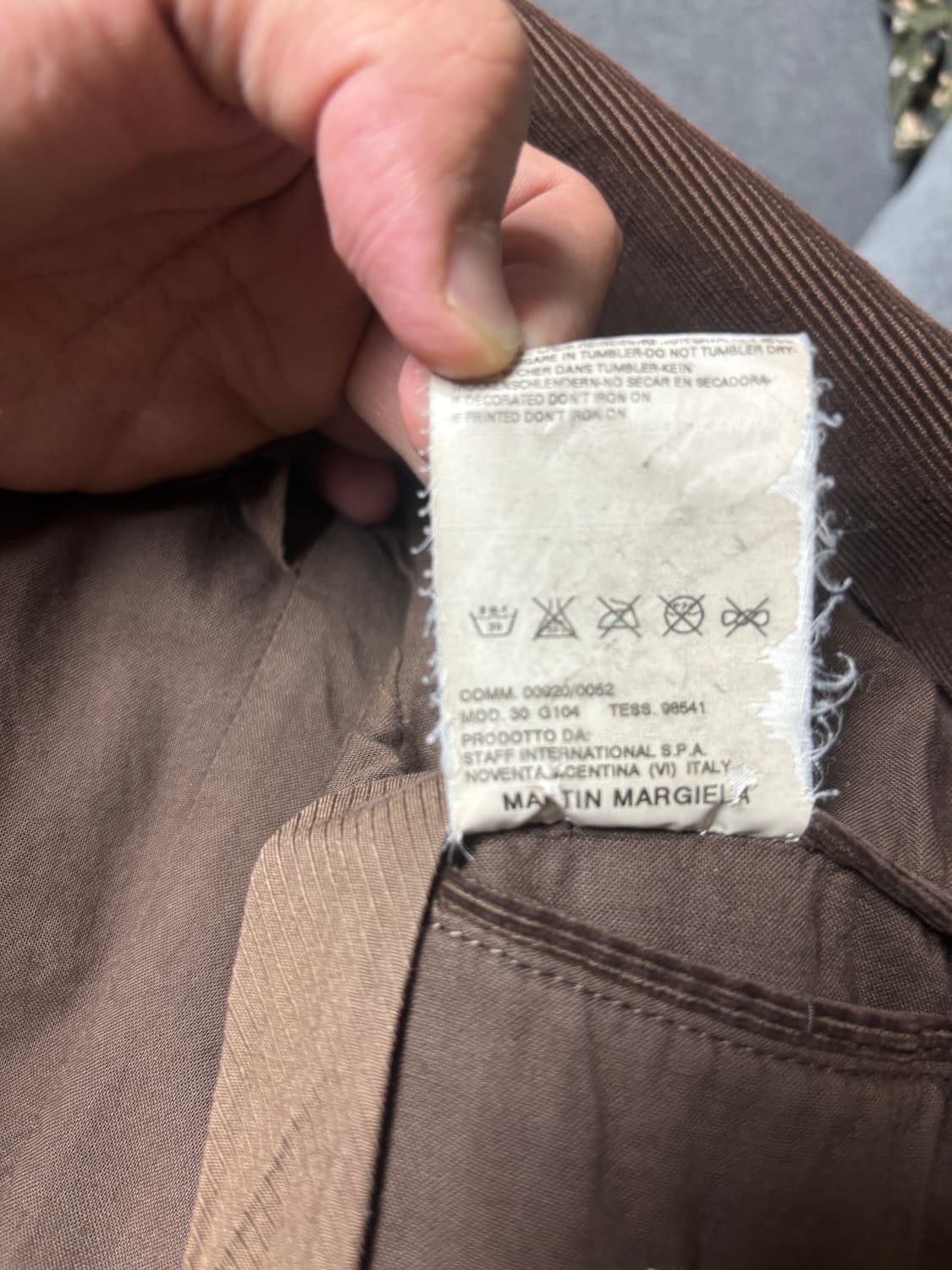 메종 마틴 마르지엘라 2005 aw 코듀로이 블레이저 상품이미지7