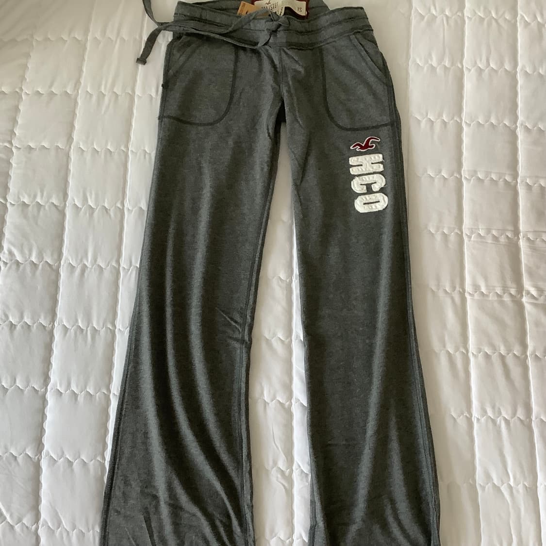 홀리스터 로우라이즈 세미 부츠컷 스웻팬츠 상품이미지2