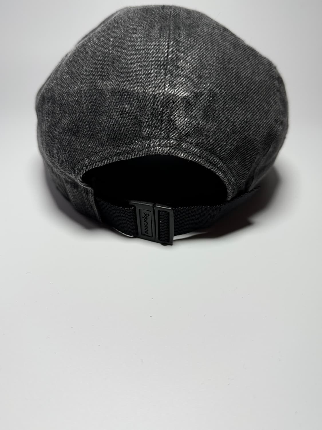 슈프림 블랙 데님 캠프캡 상품이미지2
