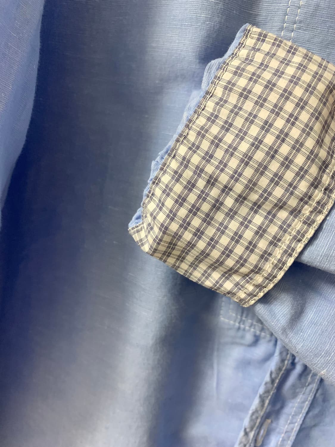 준야와타나베 맨 패츠워크 셔츠 상품이미지5