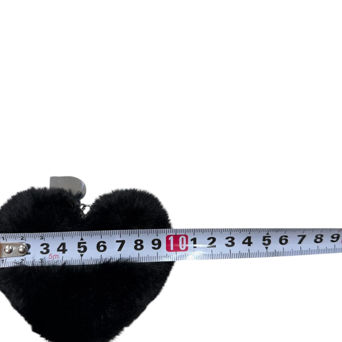 더블러버스 하트 러브 퍼 키링 블랙 상품이미지4