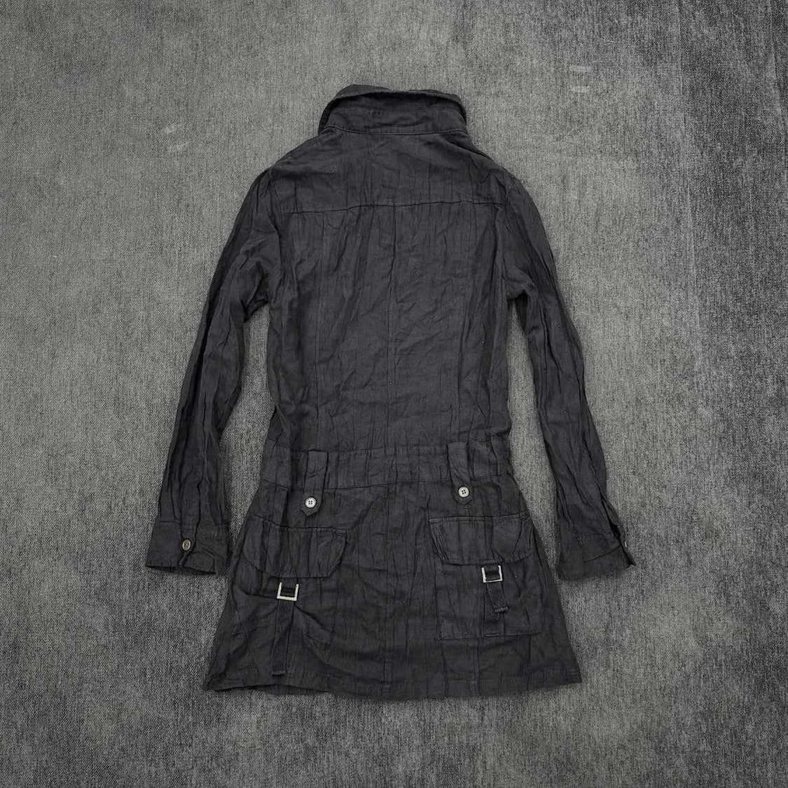 Clinkled texture long trench shirts 상품이미지4