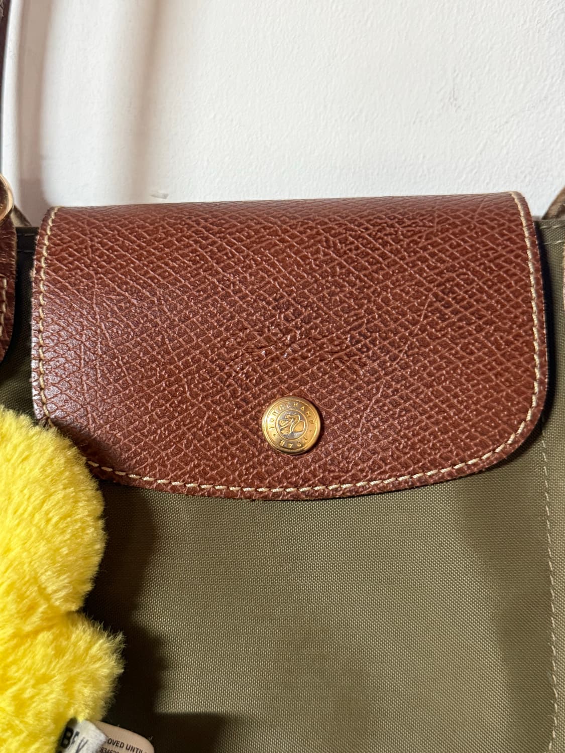 💚롱샴 올리브 카키브라운 숄더백 M 상품이미지3