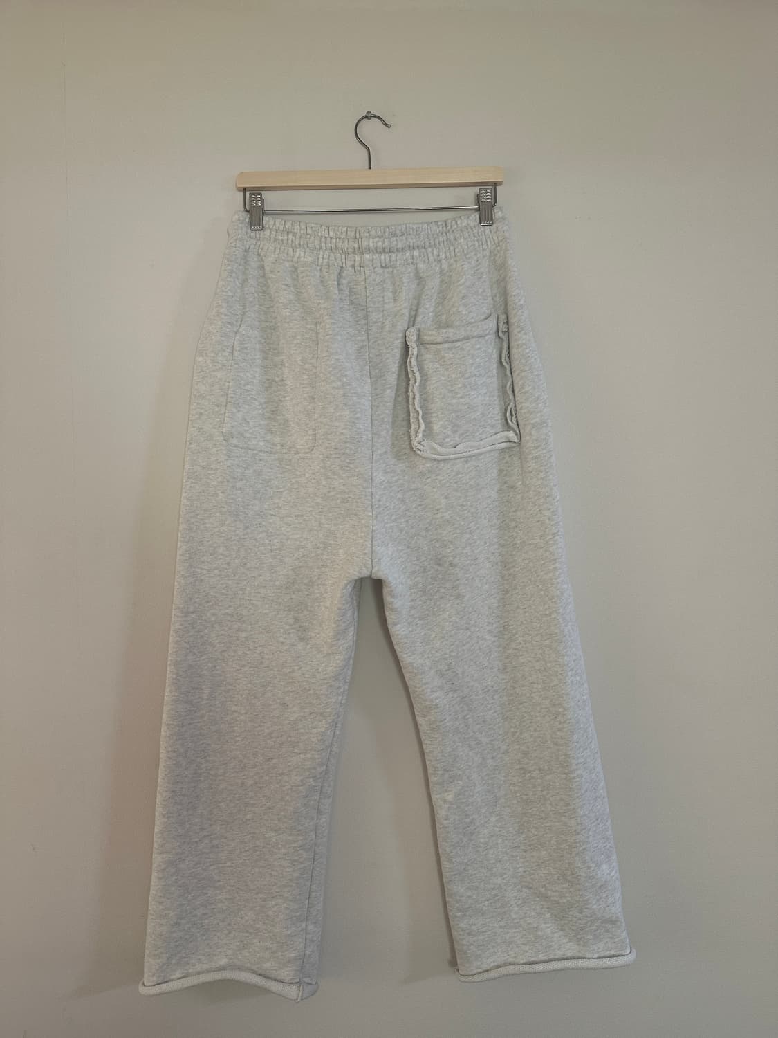 바우와우 스웻팬츠 메란지 그레이 L 상품이미지2