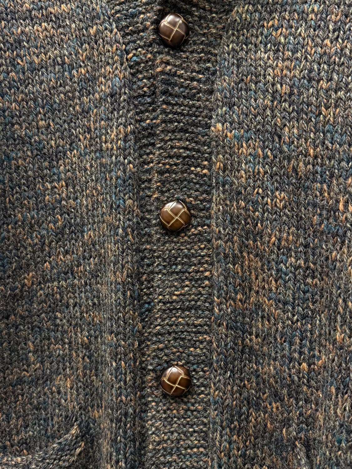 80-90s Vintage Wool Shawl Collar Knit Ca 상품이미지4