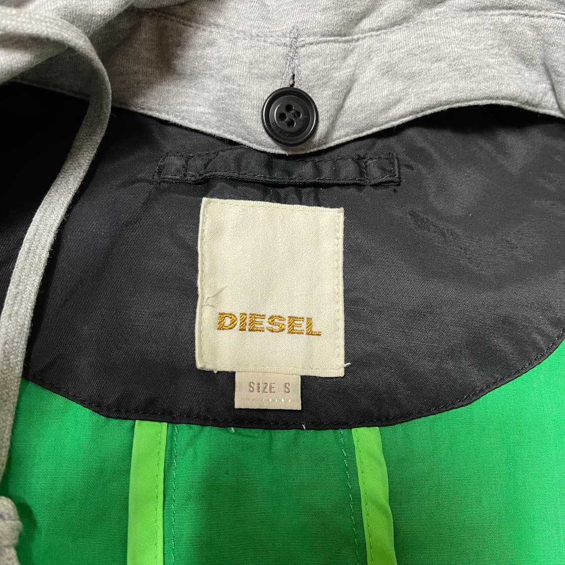 [S] 디젤 해체주의 블랙 나일론 MA-1 남여 자켓 상품이미지5