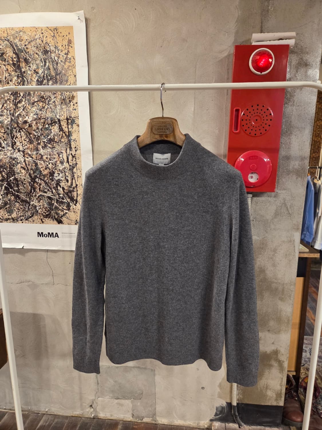 솔리드옴므 캐시미어 모호크넥니트 상품이미지1