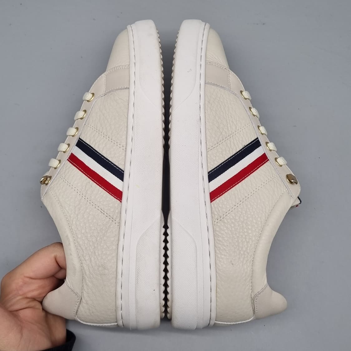 쿨하스 소가죽 삼색 스니커즈240 상품이미지5