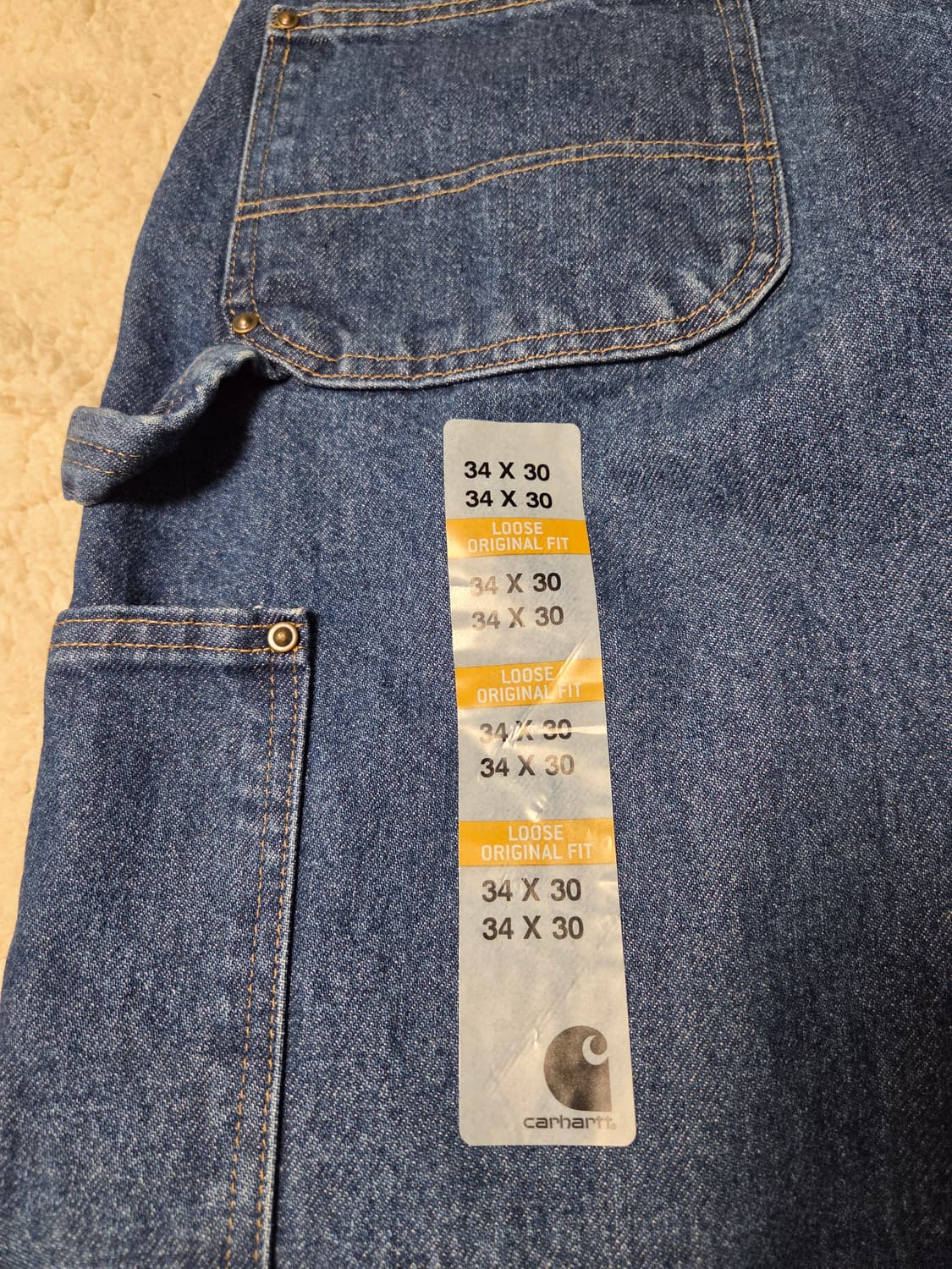 칼하트 더블니 34×30 상품이미지4