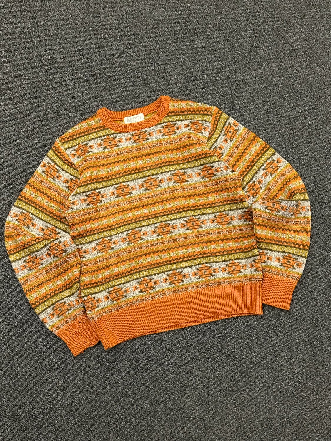 M)Palls Pyra 빈티지 여성 노르딕 패턴 울 니트 스웨터 상품이미지1