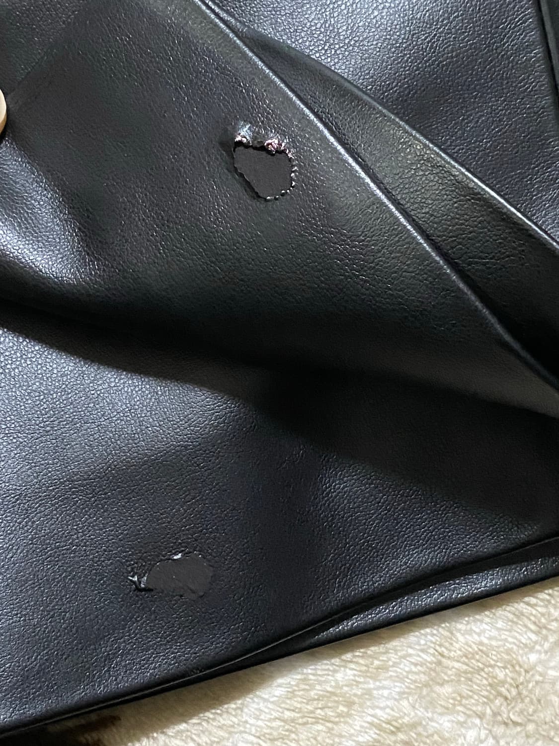 ORR 오르 원턱 레더 와이드 팬츠 M 27-28인치 상품이미지8