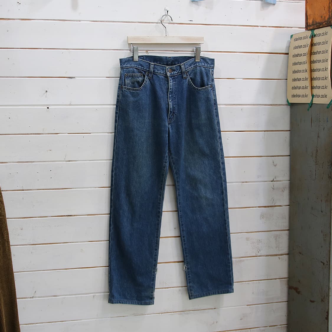 (착용컷) BOBSON 데님 팬츠 (남성용 32) 상품이미지1