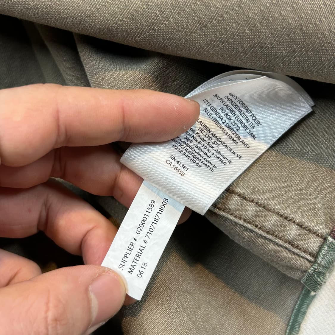 L) 폴로 랄프로렌 HBT 우드랜드 카모 셔츠 상품이미지9