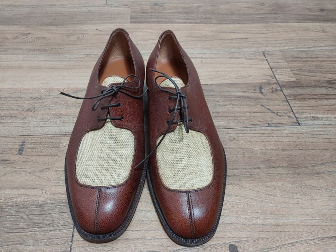 페라가모 정장구두 표기7반  약한볼 255mm 상품이미지3