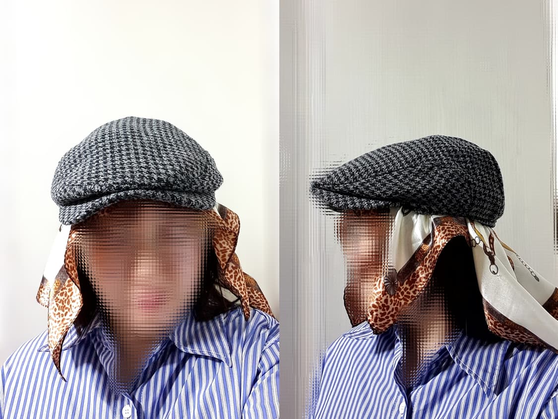 제비체크 오픈와이와이 해리스 트위드 바이시클 폴더블 이어 플랩스 볼캡  상품이미지10