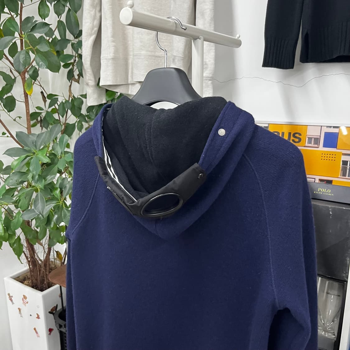 Cp컴퍼니 고글후드 니트집업 L 상품이미지2