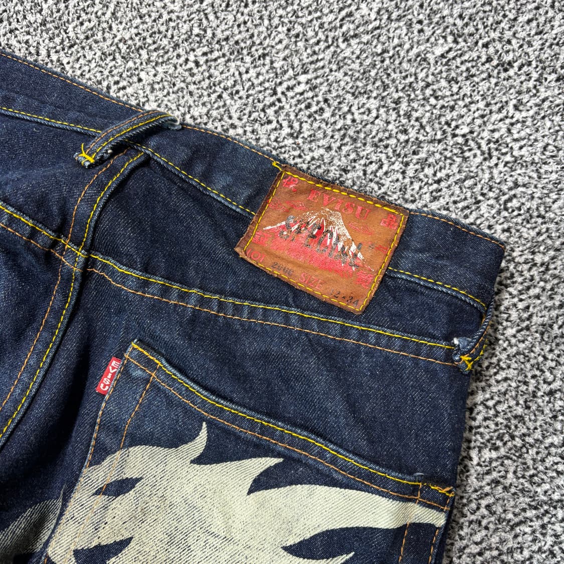 에비수 스페셜 2006 드래곤 프린팅 데님 팬츠 (32) 상품이미지3