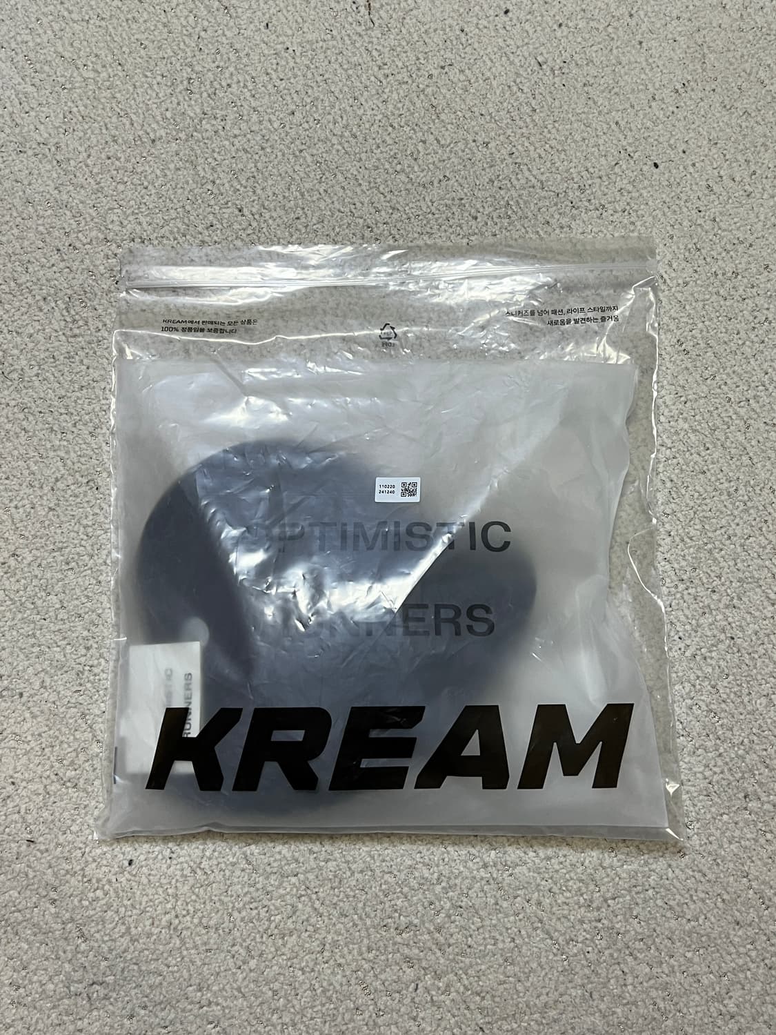 옵티미스틱 러너스 나일론 캡 블랙 상품이미지2