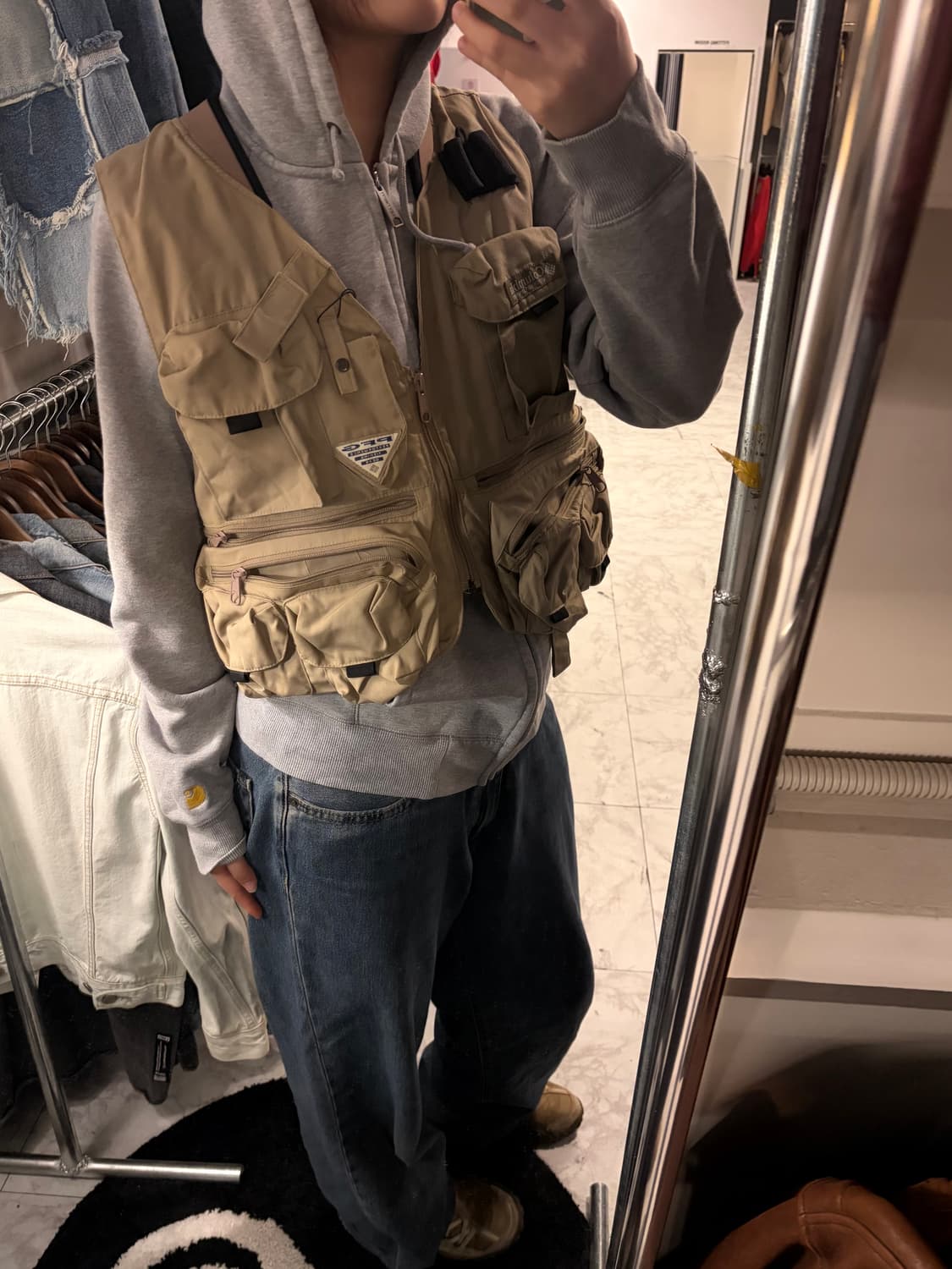 (정품/M) 컬럼비아 피싱 베스트 a1 상품이미지1