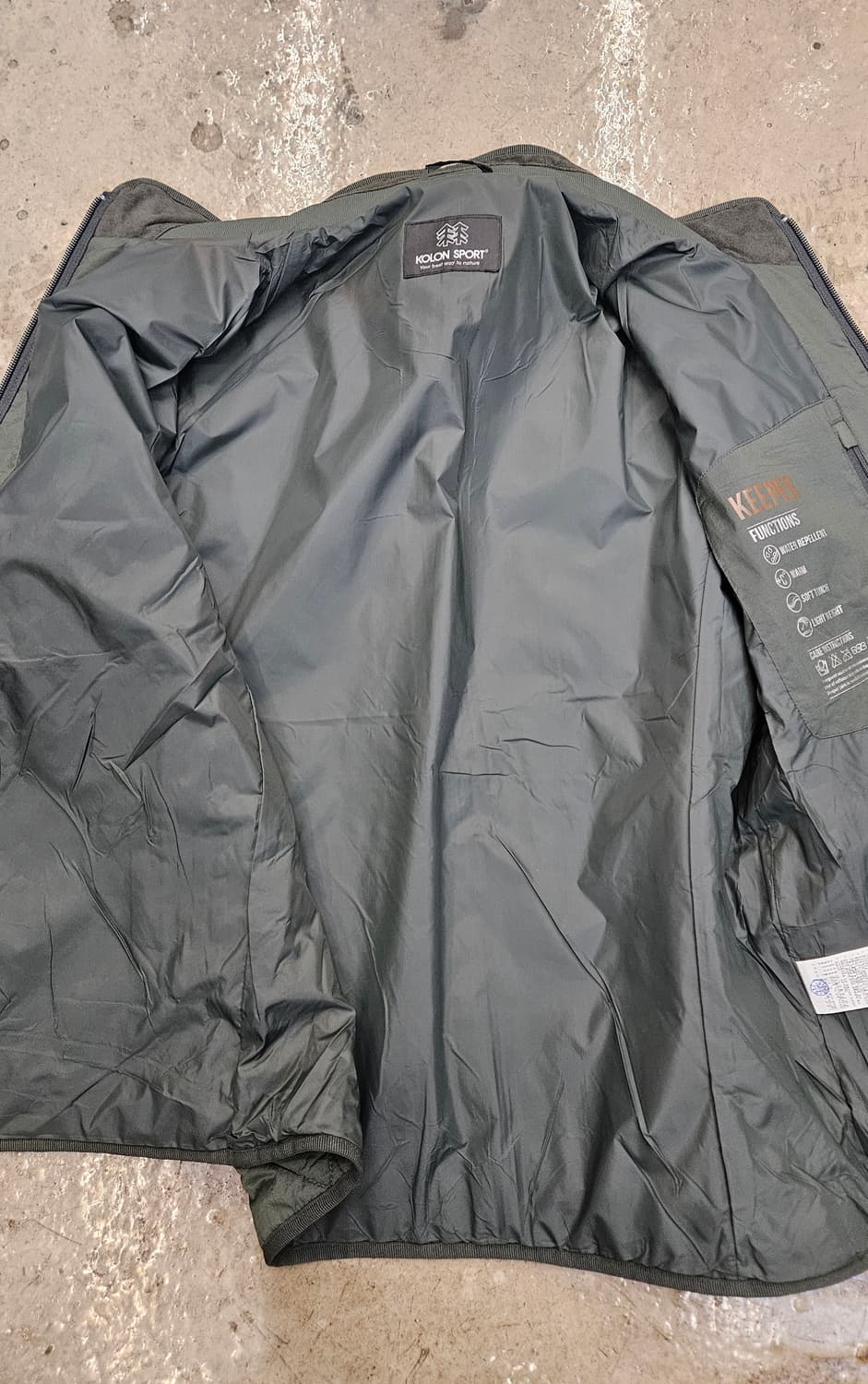 KOLON 남성 퀼팅 패딩 점퍼 105 상품이미지4