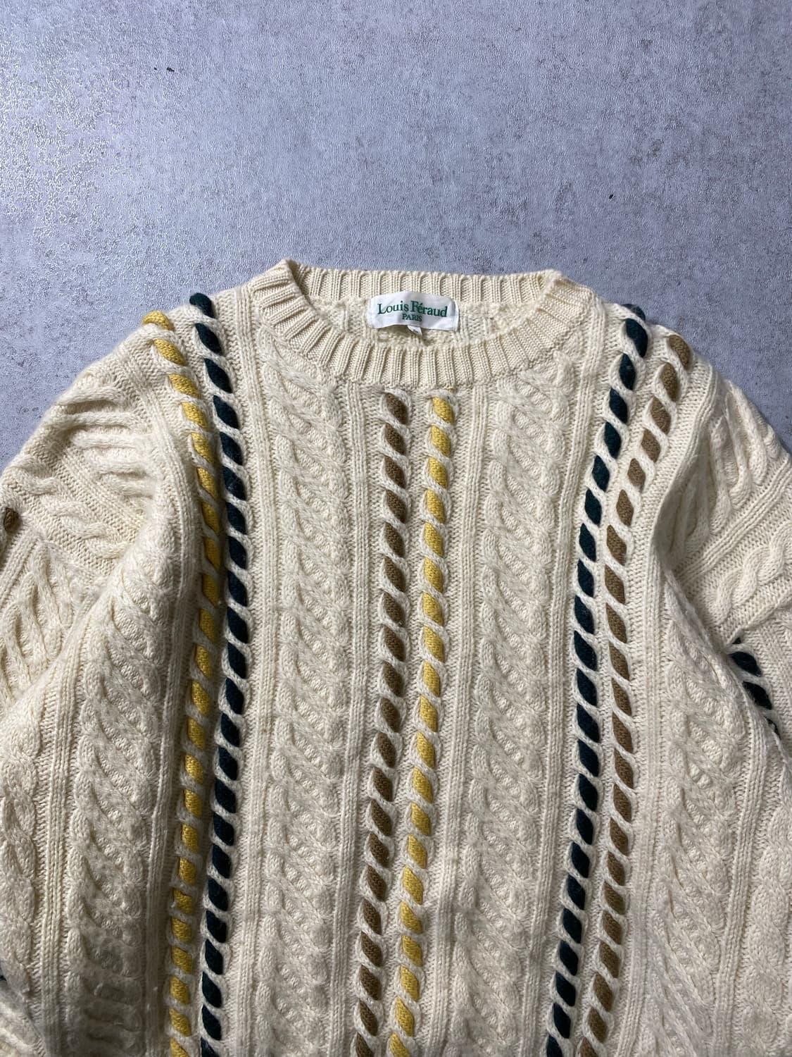 [L] Louie Feraud Paris 에스닉 울 스웨터 상품이미지3