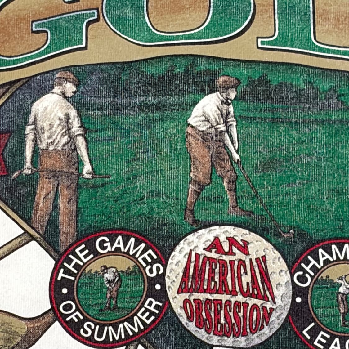 90s USA 미국 빈티지 툴텍스 골프 맨투맨 상품이미지4