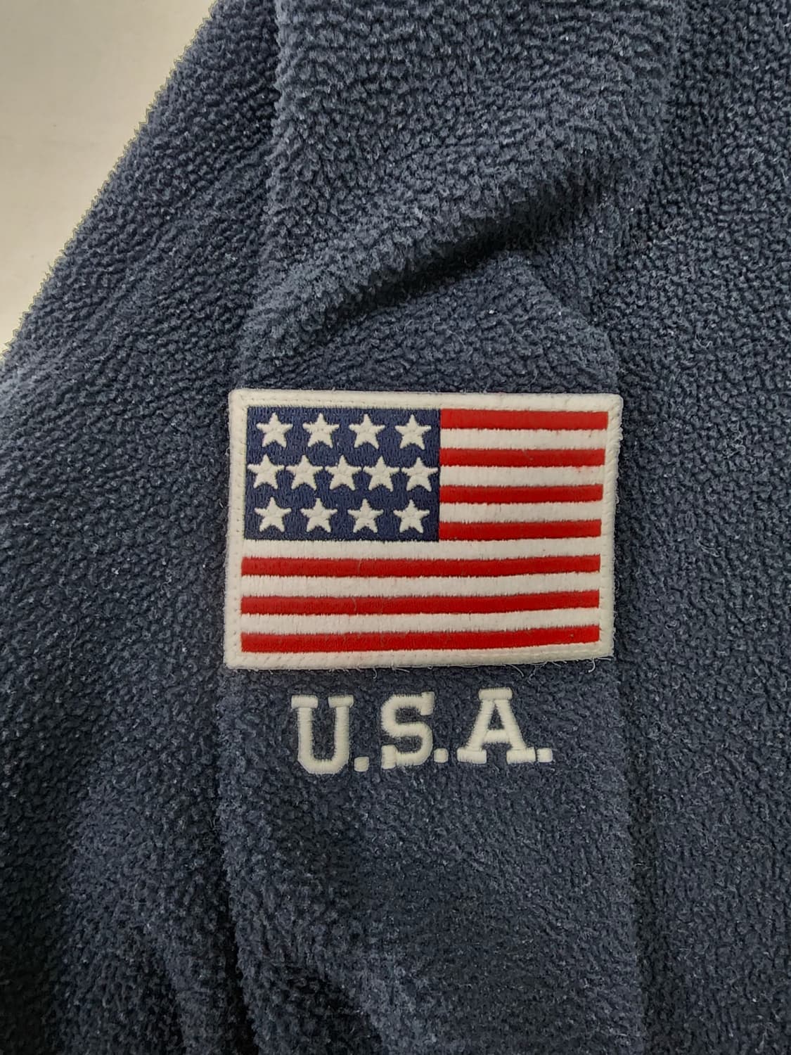 폴로 랄프 로렌 USA 성조기 반집업 후리스 상품이미지6