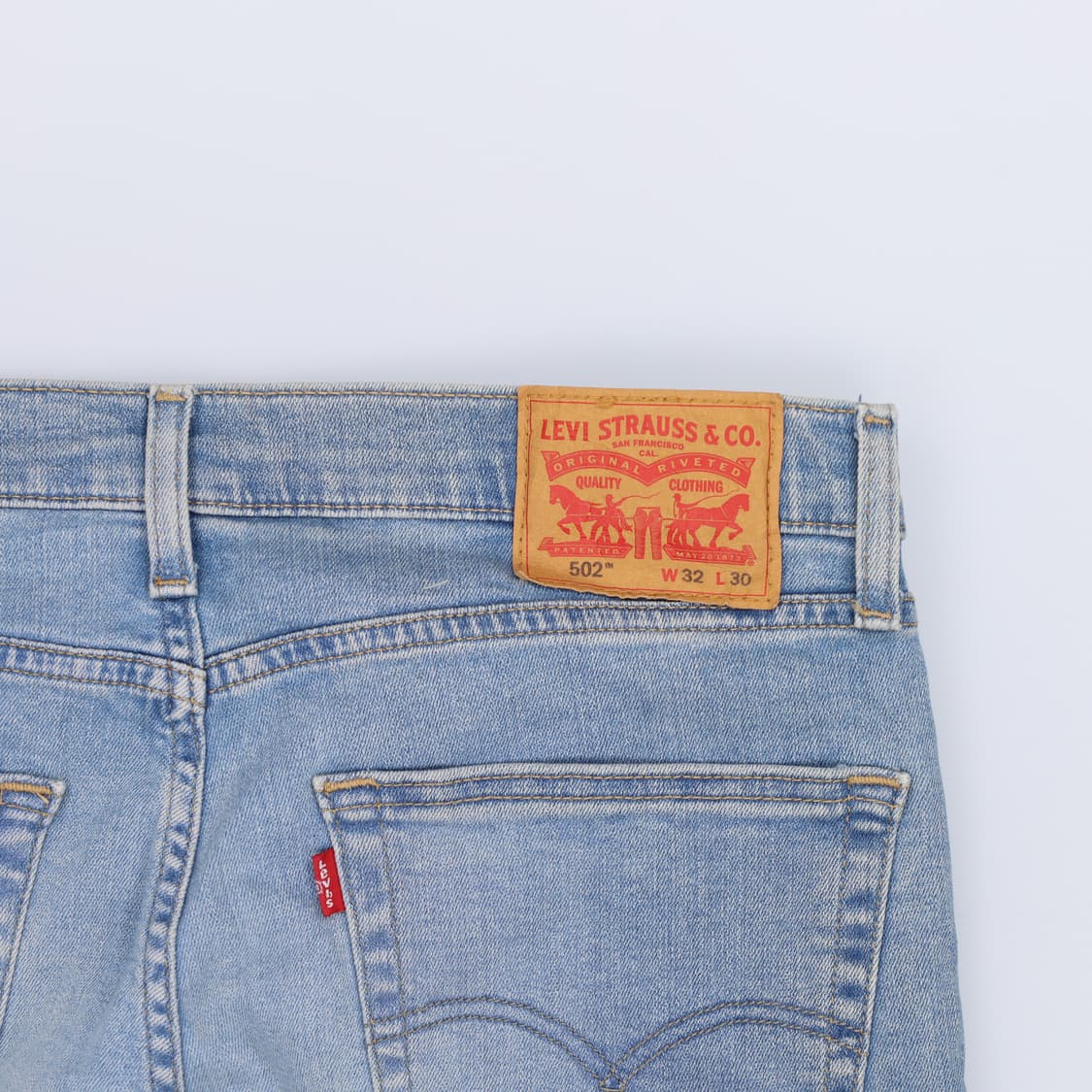 [W32 L30] 리바이스 502 연청 워싱 데님팬츠 0106J 상품이미지3