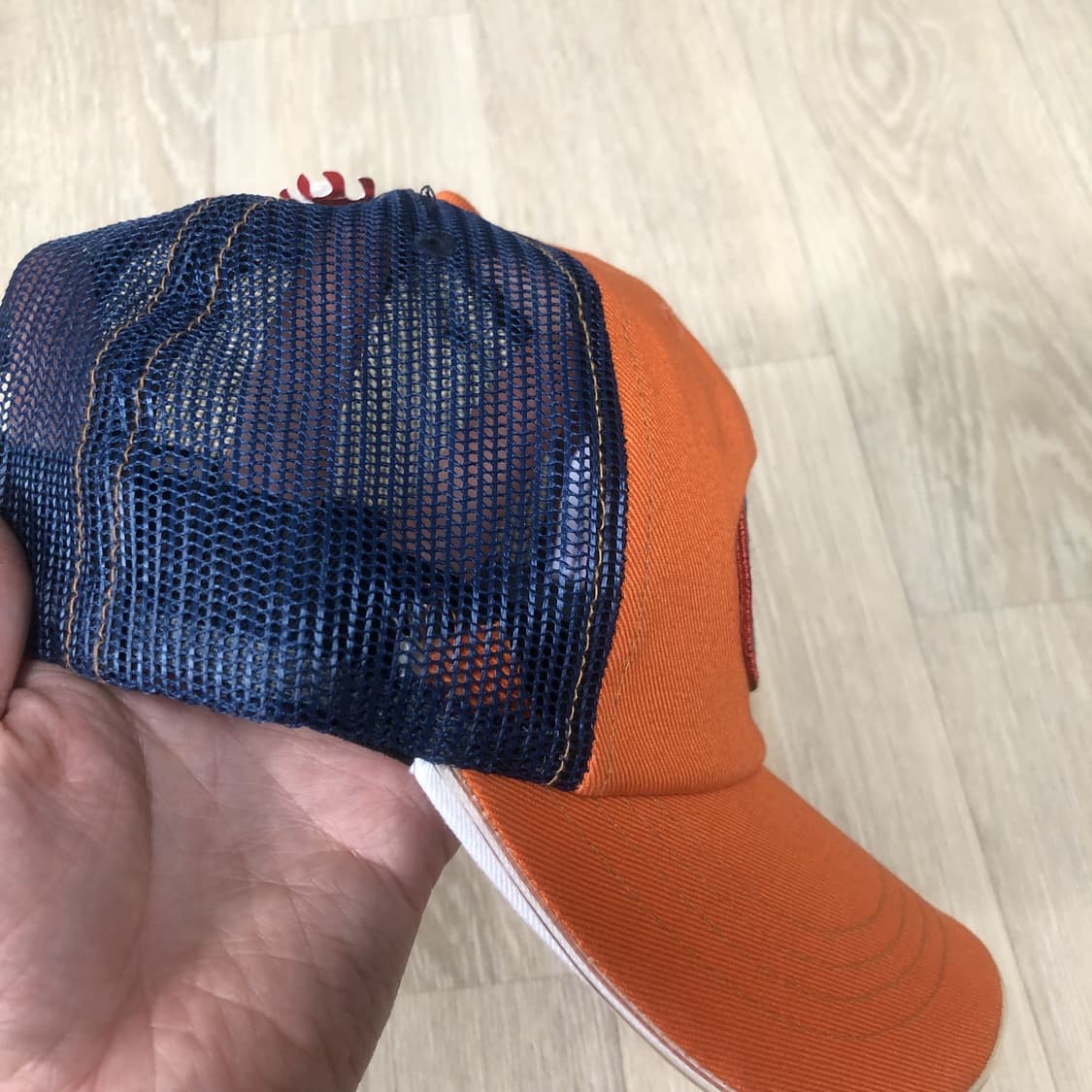 (OS) 00's 새상품 본더치 Von Dutch 오렌지 트러커 메쉬캡 상품이미지3