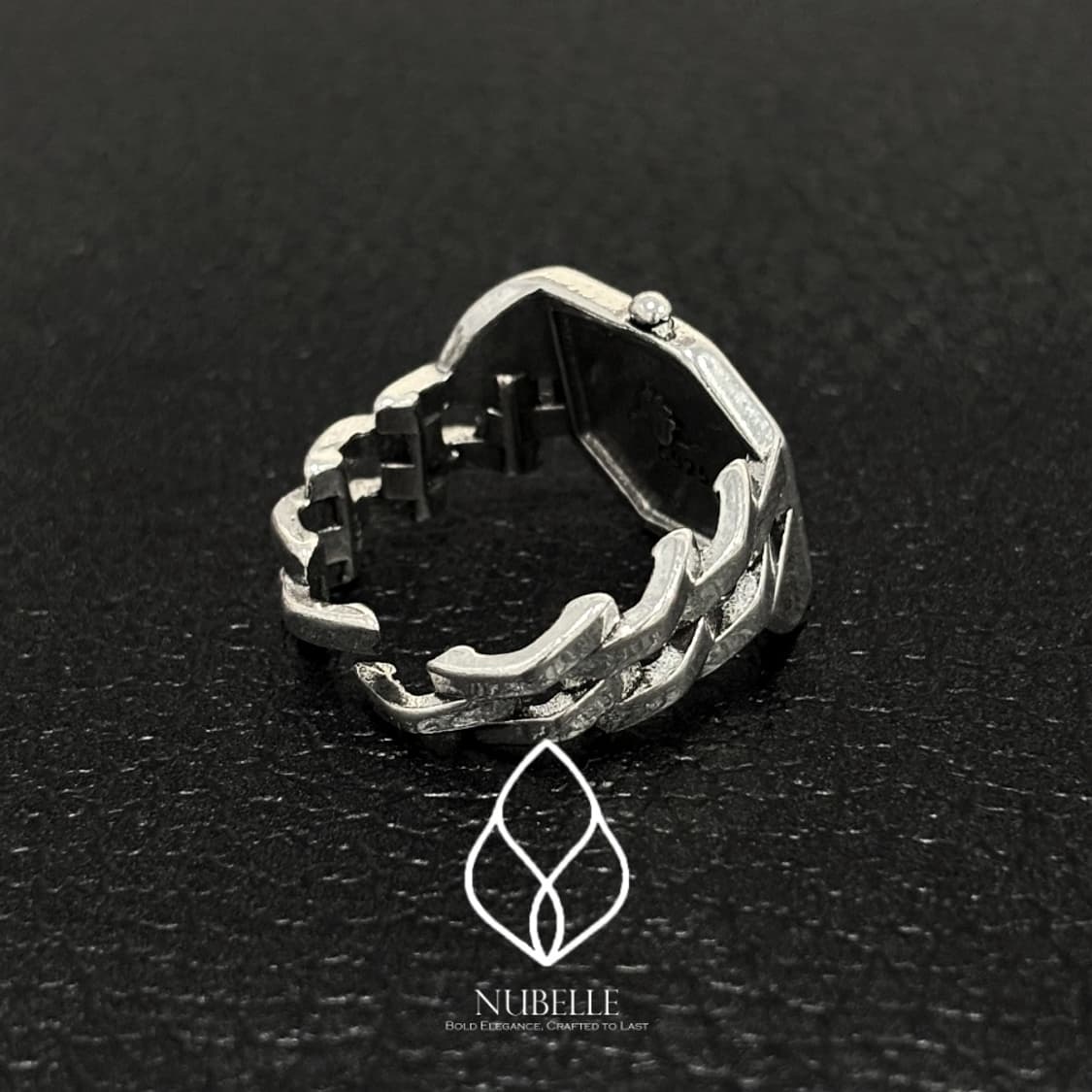 🌗 Fake watch ring / 페이크 워치 925실버 반지 상품이미지4