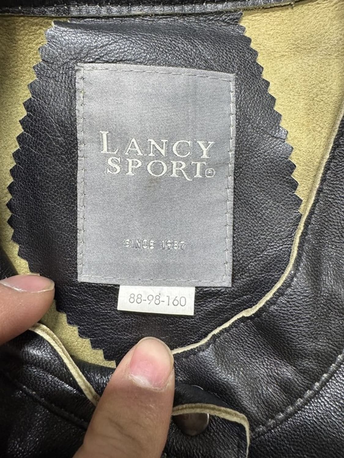LANCY SPORT 양가죽 자켓  상품이미지6