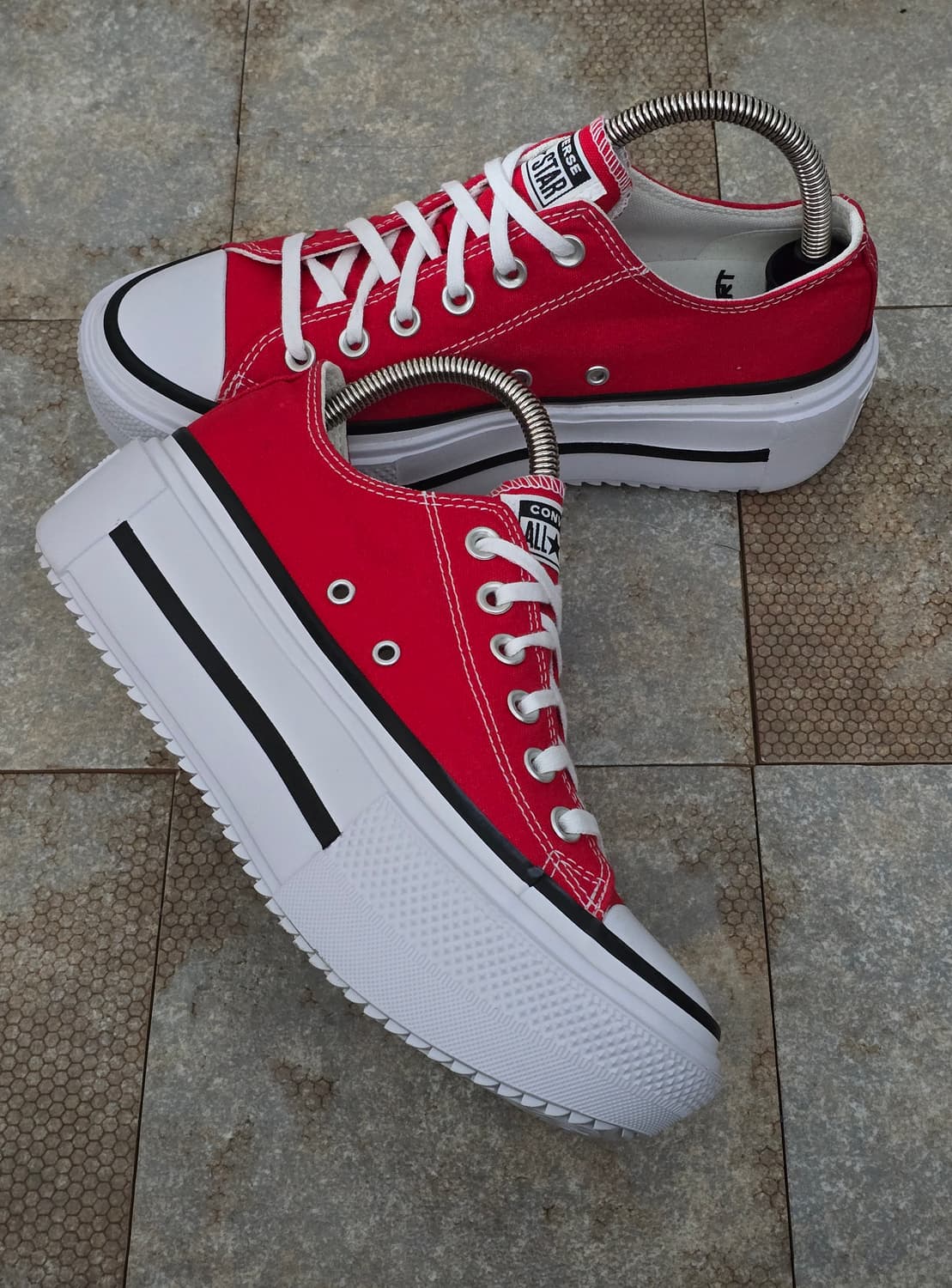 (250)컨버스 척테일러 올스타 더블 스택 레드 로우 상품이미지4