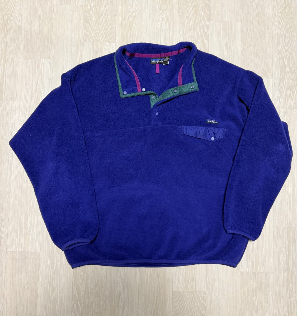 90‘s 파타고니아 신칠라 스냅티 상품이미지1